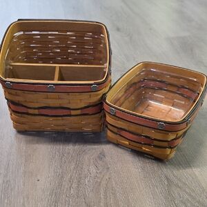Set Of 2 Longaberger Baskets